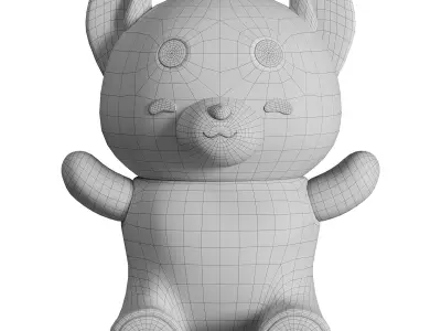 Fox toy 3D model buy