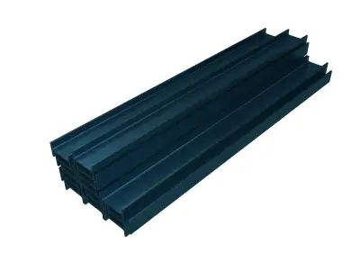 Stacked I Beam v1 002 Low-poly 3D model