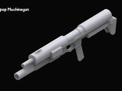 Gundam Earth Federation Weapon Collection 3D model