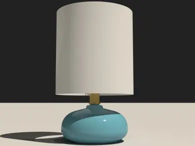 Blue Lamp 3D model