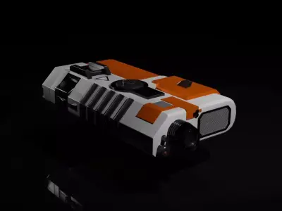 Sci-fi night vision device 3D model