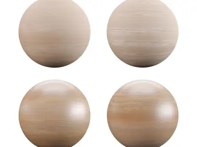 Fine Ash Wood Varnished Texture PBR Vray Corona Blender Texture