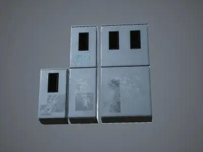 Electrical Breaker Boxes Low-poly 3D model
