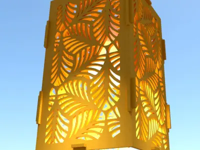 Chandelier lamp 3D model 3D model