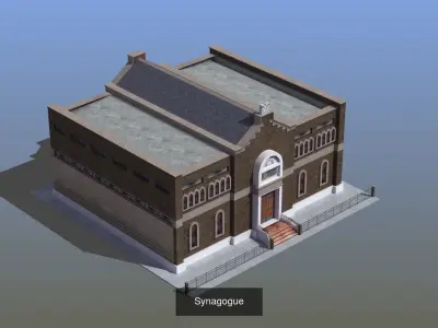 Mega Building Collection 01 3D Model Pack