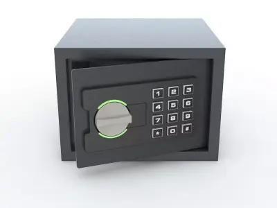 Digital Wall Safe 3D model