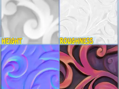 Stylized Ornaments Seamless Texture Texture