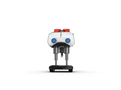 Funny Robot Character 3D model 4