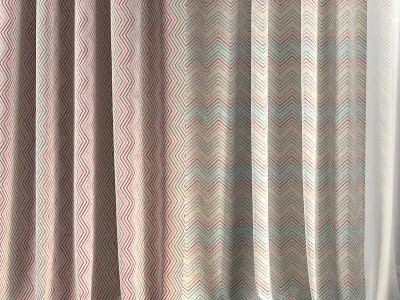 Curtain Set 264 3D model