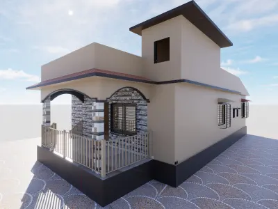 Residential Exterior 3d model 3D model