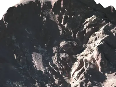 Mountain landscape 3D model 13