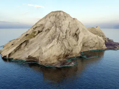 Pacific Island Multipurpose Terrain Model 3D model