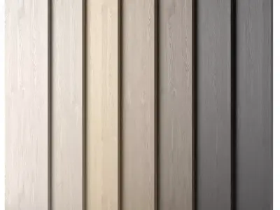 Wood materials Oak - 7 colors - set 09 Texture