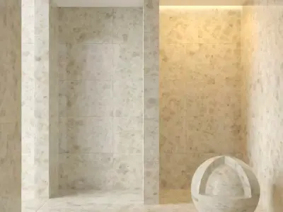 Marble wall 292 3D model