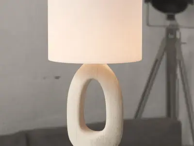 Diego Olivero Chamber Ceramic Table Lamp 3D model