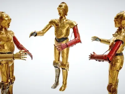 Robot C3PO  3D model