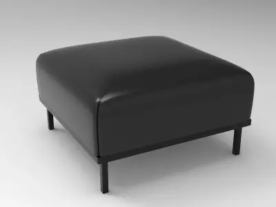 Ago Pouf Low-poly 3D model