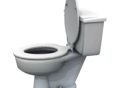 Vintage Toilet 3D model