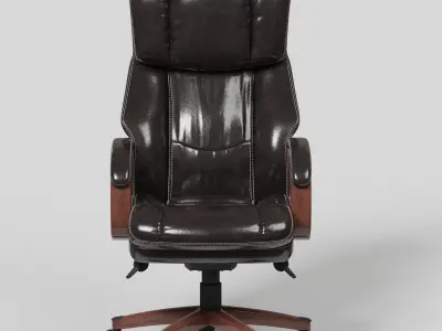 Leather Executive Office Chair Prime 3D model