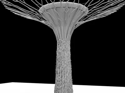 Supertree in Singapore 3D model