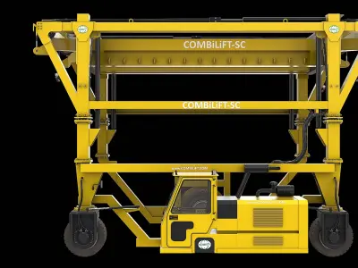  Combi-SC Straddle Carrier - Yellow 