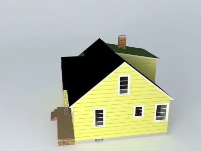 Tract House Free 3D model