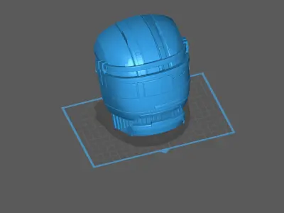 Isaac Clarke Helmet - 3D Printable  3D print model