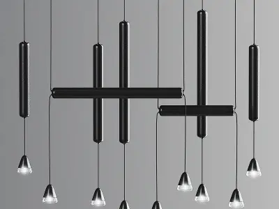 Puro Brokis Ceiling Light 3D model
