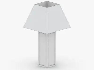 1394 - Table Lamp Low-poly 3D model