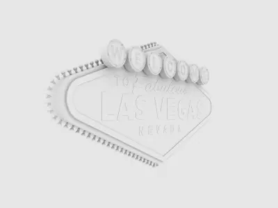 Las Vegas Sign 3D model