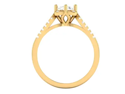 Women Ring  Render 3dm STL OBJ FBX Details 3D print model 96