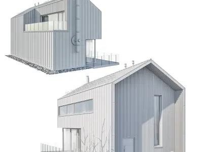 Modern house 03 3D model