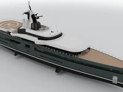 Atomium Yacht 3D model