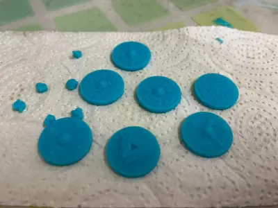 space viking shields 3D print model