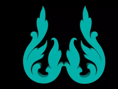 Kbach Khmer 04 3D model