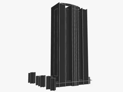 Ultra Broadbeach Low-poly 3D model