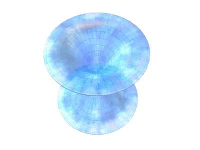 Wormhole v1 004 Low-poly 3D model