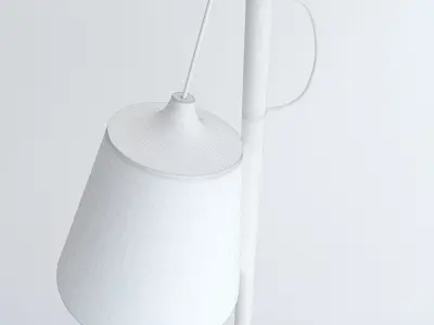 Modern scandinavian floor lamp by muuto 3D model