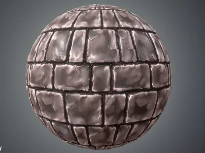 Stylized Tiles Vol 37 - Hand Painted Textures Texture