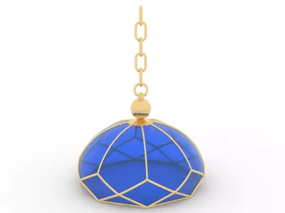 Dome Mughal lighting 3D print model 3D print model