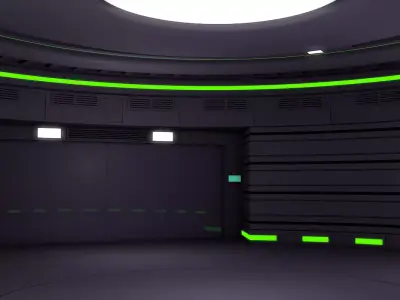 Sci Fi Room  3D model