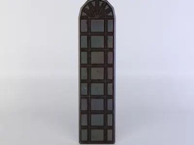 Window tall tower Low-poly 3D model