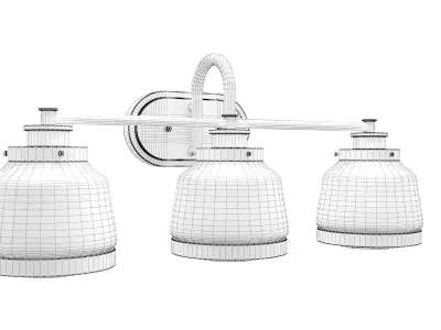 Judson 3-Light Bath Vanity Wall Light 3D model