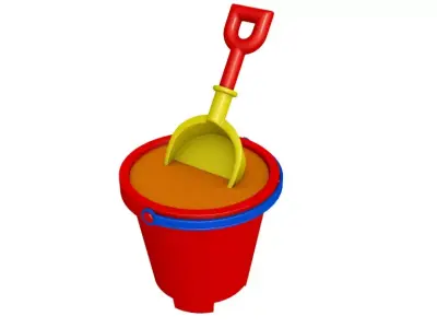 Beach Sand Toys 3D model