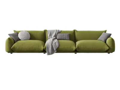 Marenco 3 Seater Sofa with Armrests 3D model