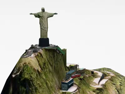 3D Cristo Redentor Christ The Redeemer 3D model