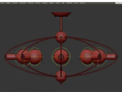  Arte Lamp GLASGOW Low-poly 3D model