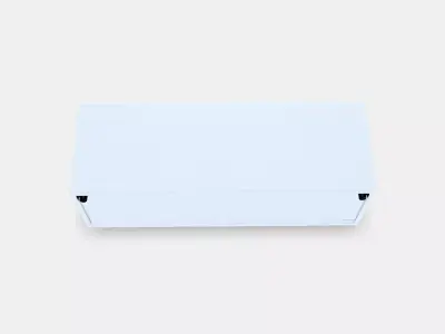 BESTA Shelf with doors Low-poly 3D model