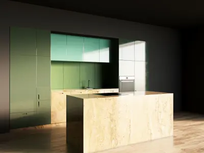 117-Kitchen9 glossy 10 3D model