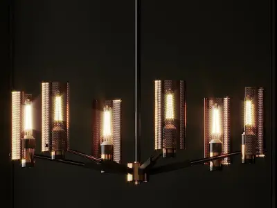 PERFORATED PERFECTION CHANDELIER 3D model
